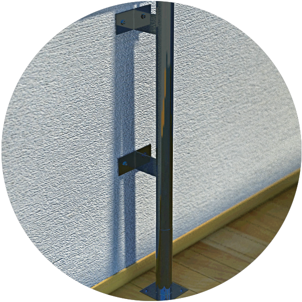 Wall-mounted brackets